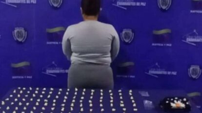 PNB capturó a una mujer con 122 teticas de crack