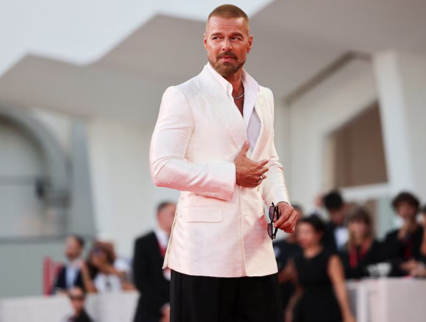 Ricky Martin llevó su elegancia al Festival de Venecia