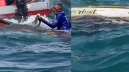 Peñero se hundió durante barloventeo de la Virgen del Valle