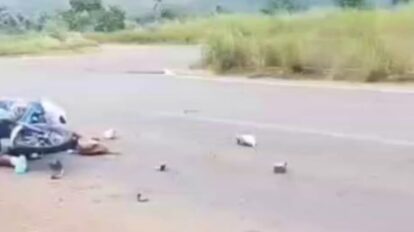 Reportan colisión entre moto y camión en La Romana