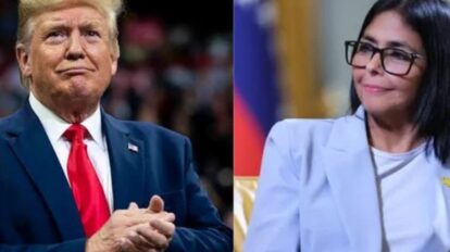 Inicia histórica reunión entre Delcy Rodríguez y Trump