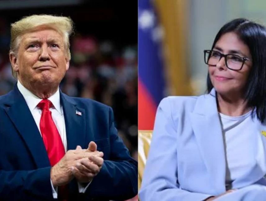Inicia histórica reunión entre Delcy Rodríguez y Trump