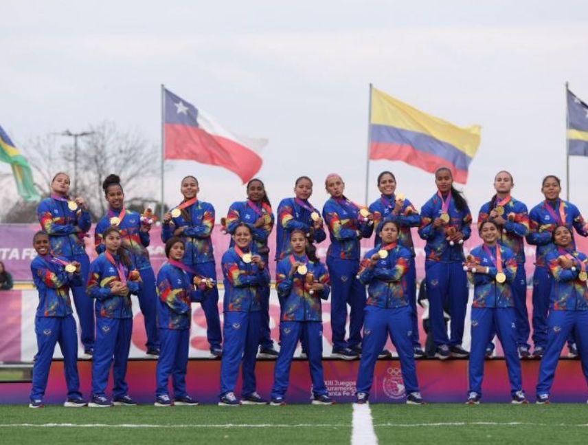La Vinotinto femenina gana el oro en los Sudamericanos