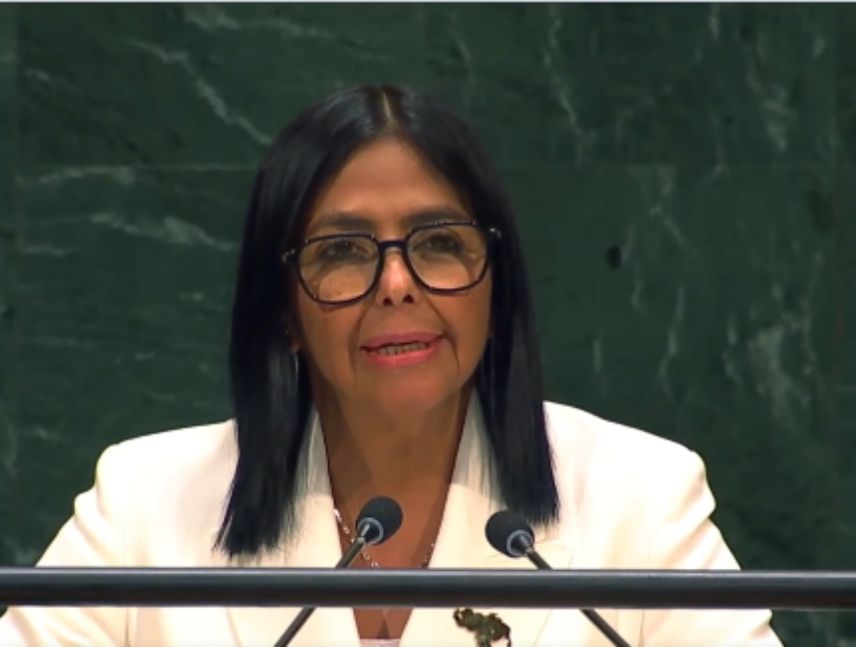 Delcy Rodríguez en la ONU: Venezuela celebrará elecciones