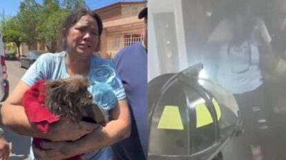Rescatan a dos mujeres y su perro tras incendio en Zulia