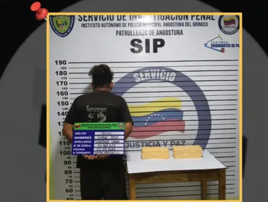 Capturado tras robar en un local del mercado de Ciudad Bolívar