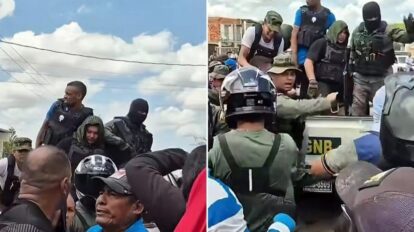 Comunidad quema unidad de la GNB por presunta extorsión
