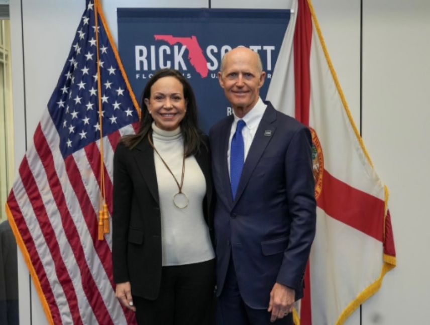 Rick Scott asegura que MCM está dispuesta a reunirse con Delcy Rodríguez