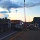Reportan protesta en el cruce de El Rosario por fallas eléctricas