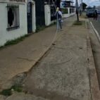 Guaya caída en avenida de Ciudad Bolívar afecta a comercios