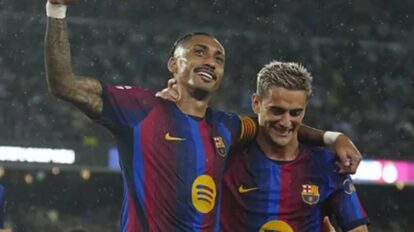 El Barca humilla al Racing con un 7-2