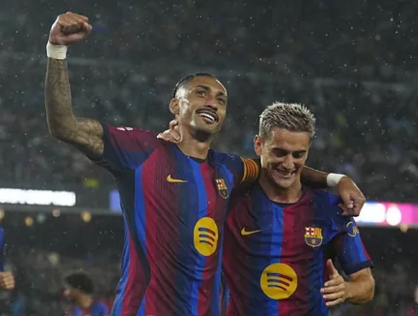 El Barca humilla al Racing con un 7-2