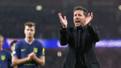 "Cholo" Simeone enfocado en el Derbi