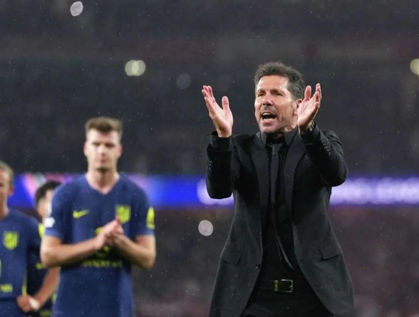 "Cholo" Simeone enfocado en el Derbi