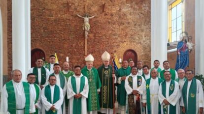 El nuncio apostólico inició su visita pastoral a Ciudad Bolívar