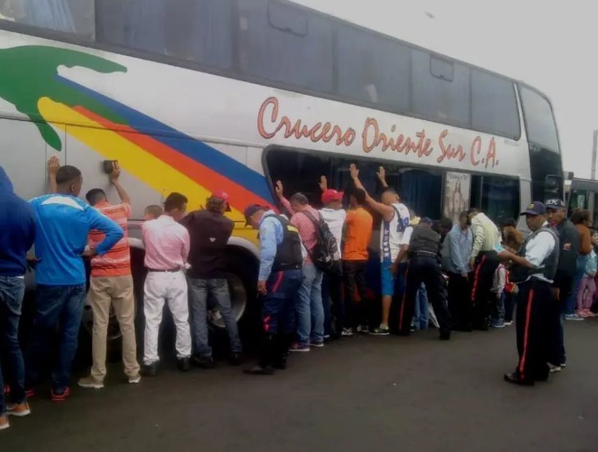 Asaltan autobús que cubría la ruta Caracas-Tucupita en Monagas