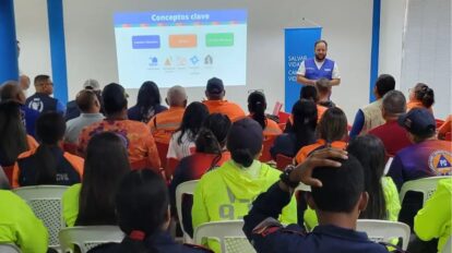 Funcionarios de Bolívar se capacitan en logística de emergencias