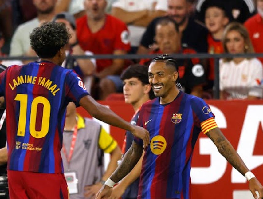 Barcelona arrolla al Sevilla 3-1 y sigue invicto en la punta