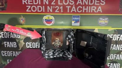Ocultaron droga en dos televisores