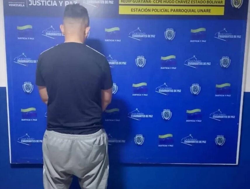 Aprehenden en Unare a sujeto que era solicitado