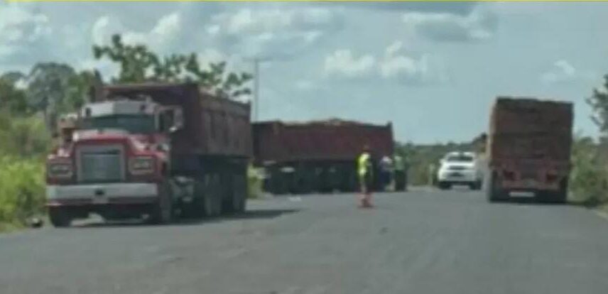 Aparatoso accidente de tránsito en la vía a El Amparo