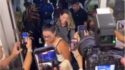 La dirigente opositora Claudia Macero regresó a Venezuela