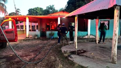 Se registró un incendio en residencia en Cerro El Muerto
