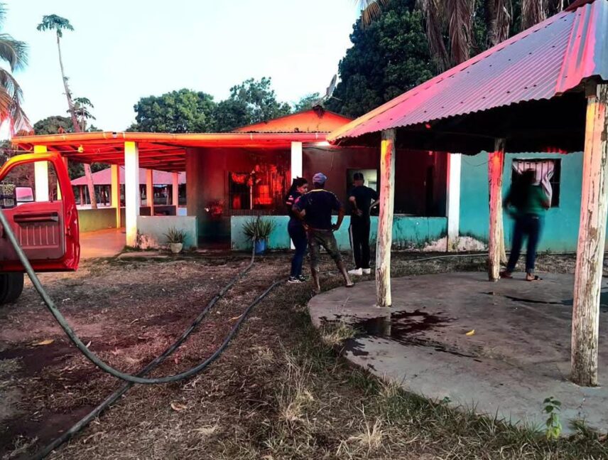 Se registró un incendio en residencia en Cerro El Muerto