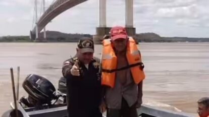 Fanb rescata curiara que estaba a la deriva cerca del Puente Angostura