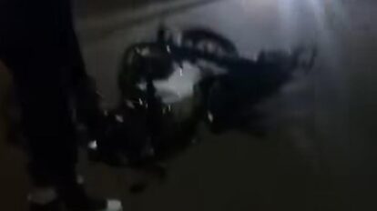 Arrollan a motorizado en la avenida Los Trabajadores