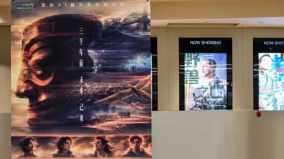 China exhibe en cines primer largometraje generado íntegramente con IA