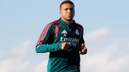 Mbappé reapareció en la ciudad deportiva del Real Madrid