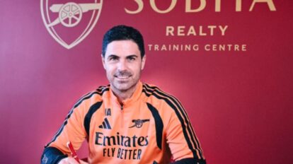 Mikel Arteta durante su etapa como entrenador del Arsenal