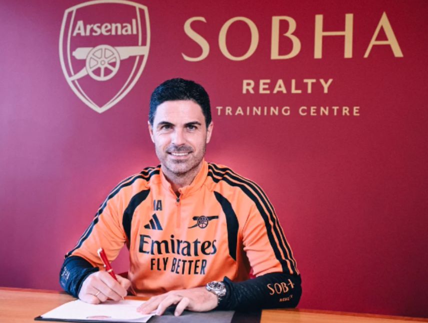 Mikel Arteta durante su etapa como entrenador del Arsenal