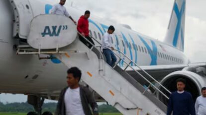 Migrantes deportados por Estados Unidos a terceros países africanos