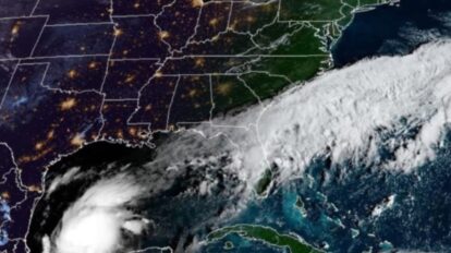 Tormenta tropical Isaías avanza por el golfo de México hacia Estados Unidos.