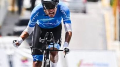 Brandon Rojas, ciclista colombiano del GW Erco SportFitness, campeón de la Vuelta a Venezuela 2026.