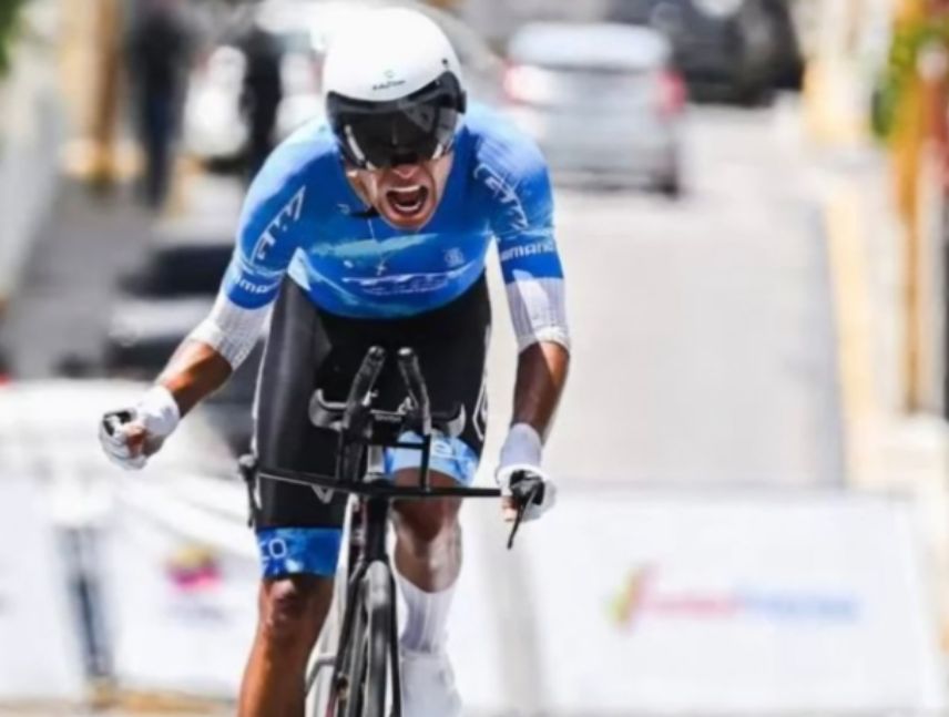 Brandon Rojas, ciclista colombiano del GW Erco SportFitness, campeón de la Vuelta a Venezuela 2026.