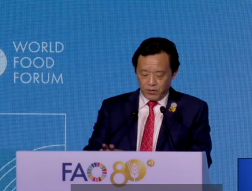 Qu Dongyu, director general de la FAO, cambio climático afectará pobreza mundial