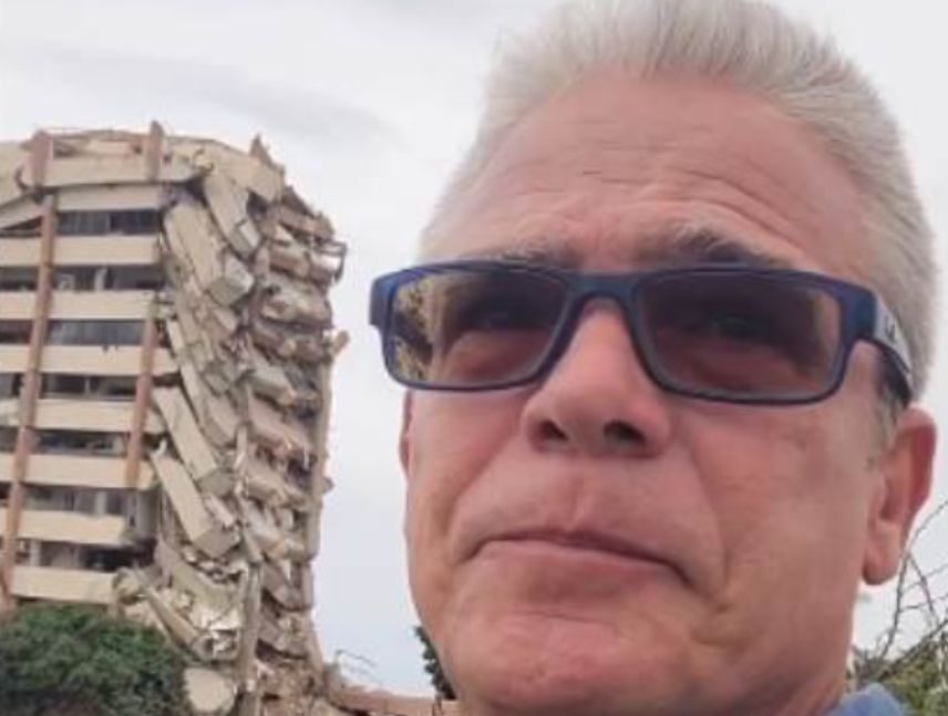 Nelson Bustamante visita La Guaira y expresa su conmoción por los daños causados por los terremotos del 24 de junio.
