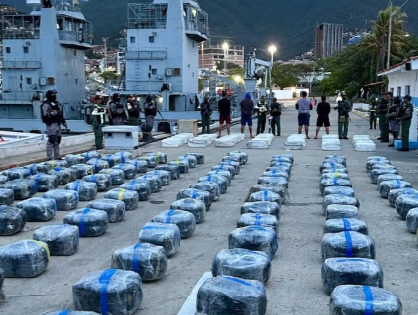 Incautan drogas durante un operativo de Venezuela y Francia en el mar Caribe.