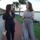 María Corina Machado durante una declaración sobre su regreso a Venezuela y la convocatoria de elecciones presidenciales.