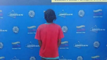Policía Nacional Bolivariana detiene solicitado por Siipol durante labores de patrullaje.