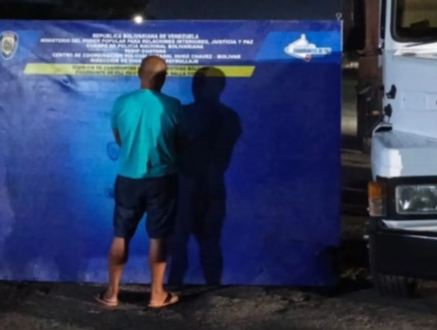 Detención de un hombre por presunto tráfico ilegal de combustible en el municipio Caroní, estado Bolívar.
