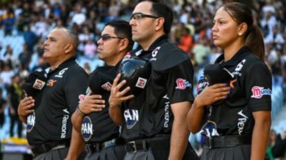 Wanda Rodríguez, árbitra venezolana que hizo historia como jefa del cuerpo arbitral en la Liga Venezolana de Béisbol Profesional.