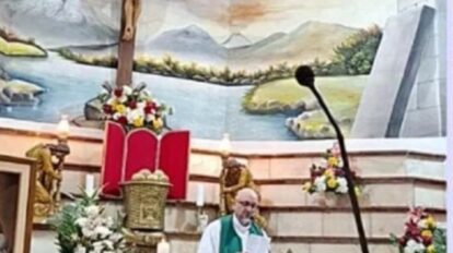Iglesia Perpetuo Socorro de Guayaquil, donde el sacerdote Patricio Sánchez murió tras caerle una cruz durante una misa.