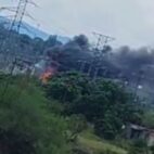 Subestación eléctrica El Manzano, ubicada al sur de Barquisimeto, estado Lara, donde fue reportada una explosión.