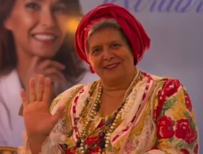 María Fernanda Grisel, cultora bolivarense y defensora de las tradiciones culturales de Venezuela.