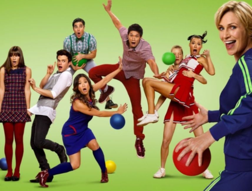 Elenco de la serie musical Glee, creada por Ryan Murphy, que prepara un nuevo proyecto para Disney+ y Hulu.