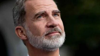 Rey Felipe VI se pronuncia sobre el choque de trenes ocurrido en Toledo, España.